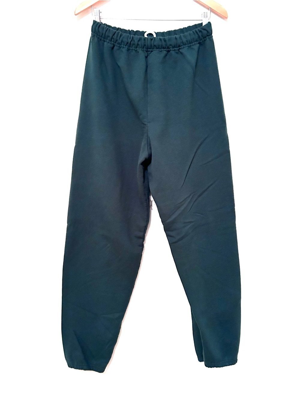 Jerzees Dark Green Unisex Sweatpants Jogger Pants w/ Elastic Waist & Drawcord